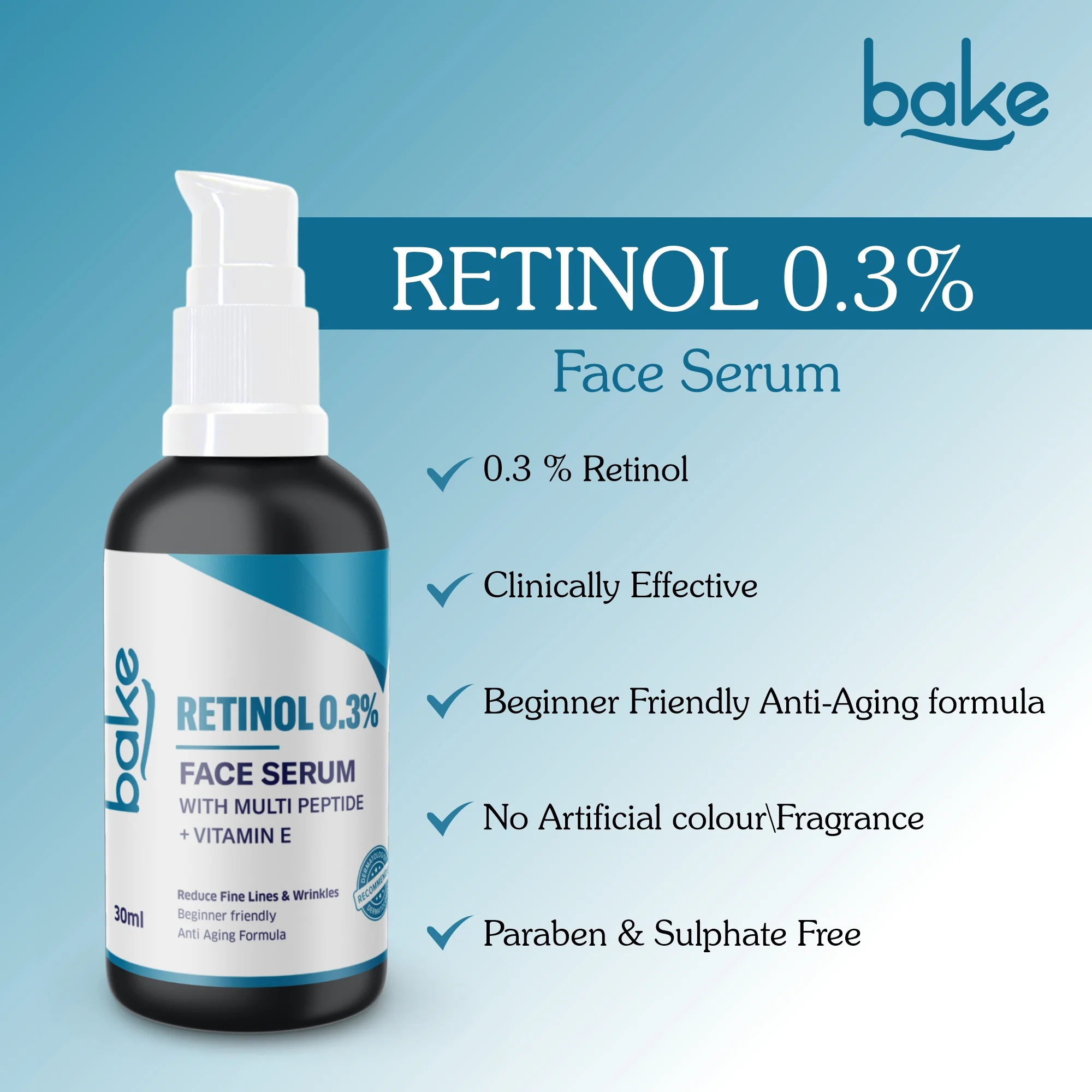 0.3% Retinol Serum with Multi Peptides - Image 3