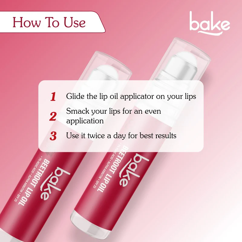 1% Kojic Acid + Alpha Arbutin Beetroot Tinted Lip Oil - Image 7