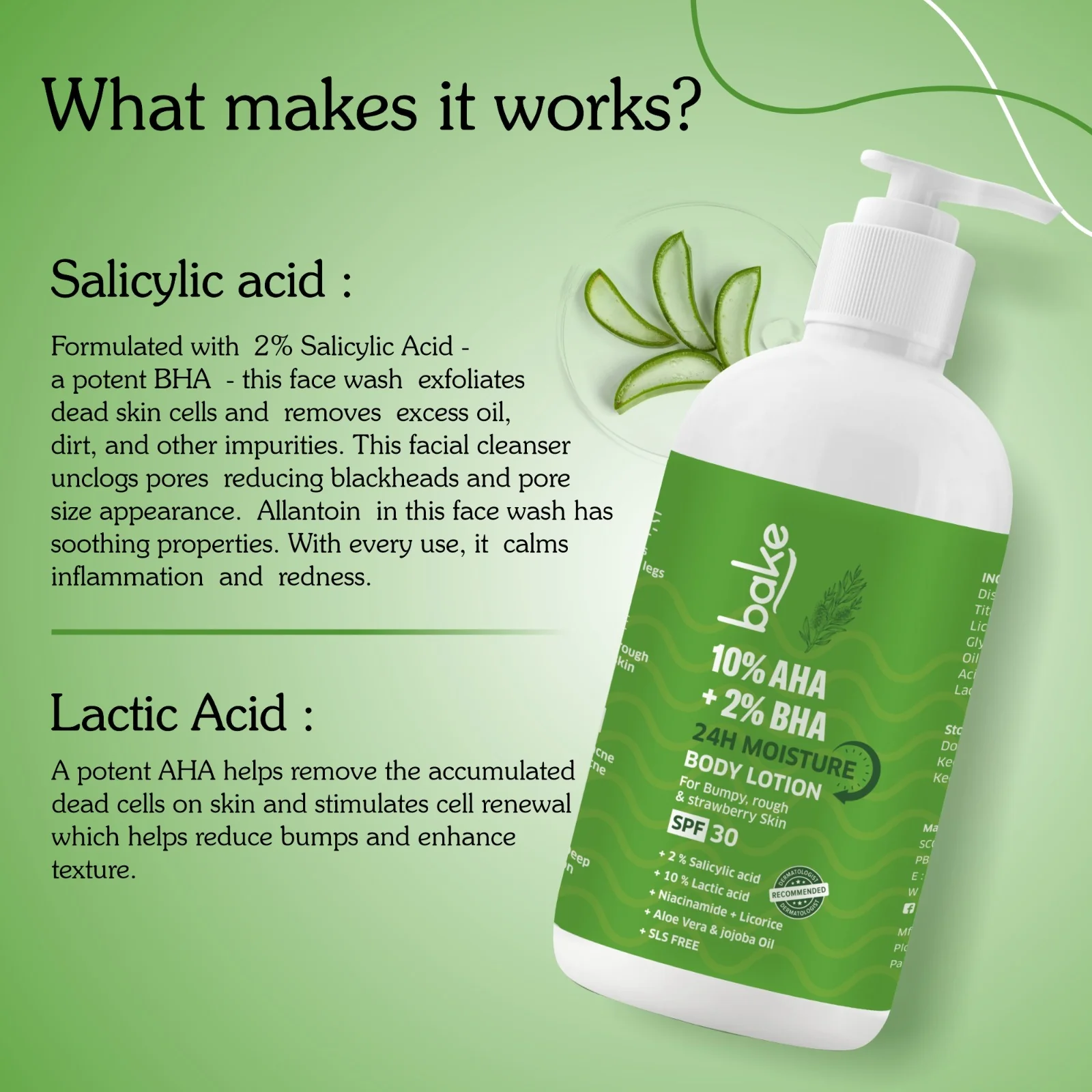 10% AHA + 2% BHA Body Lotion SPF 30 PA+++ - Image 3