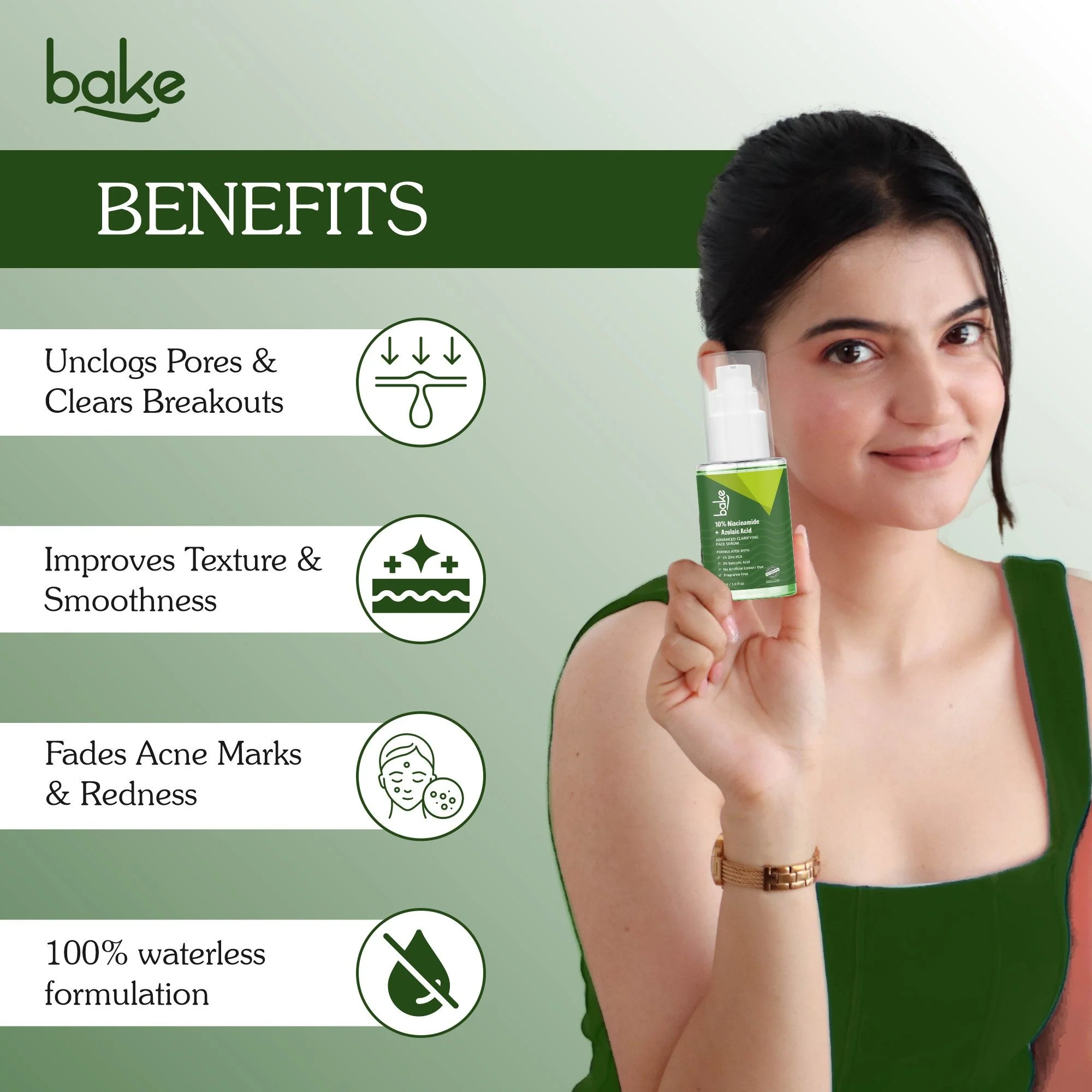 10% Niacinamide + Azelaic Acid Clarifying Serum - Image 3