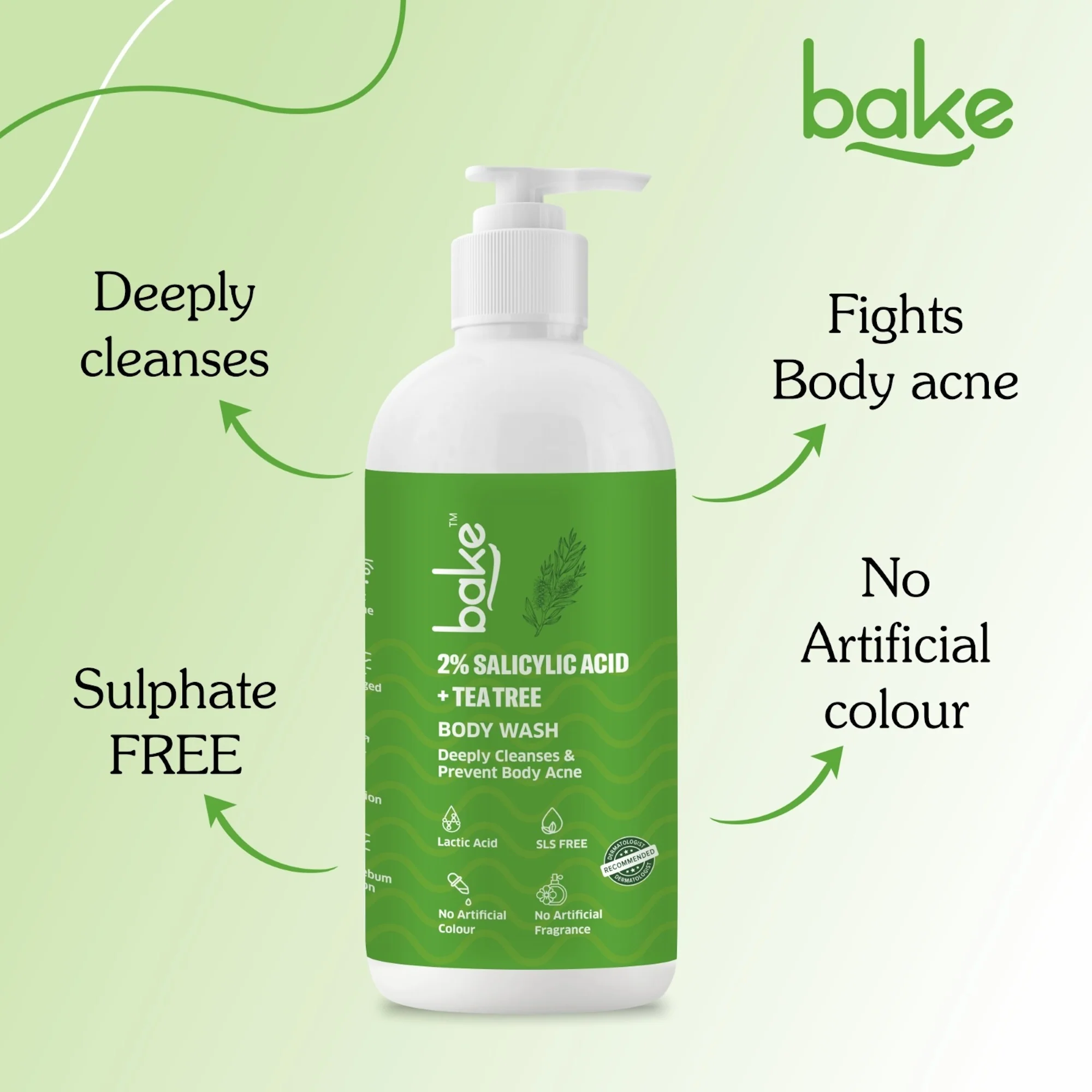 2% Salicylic Acid & Lactic Acid Body Wash - Image 3