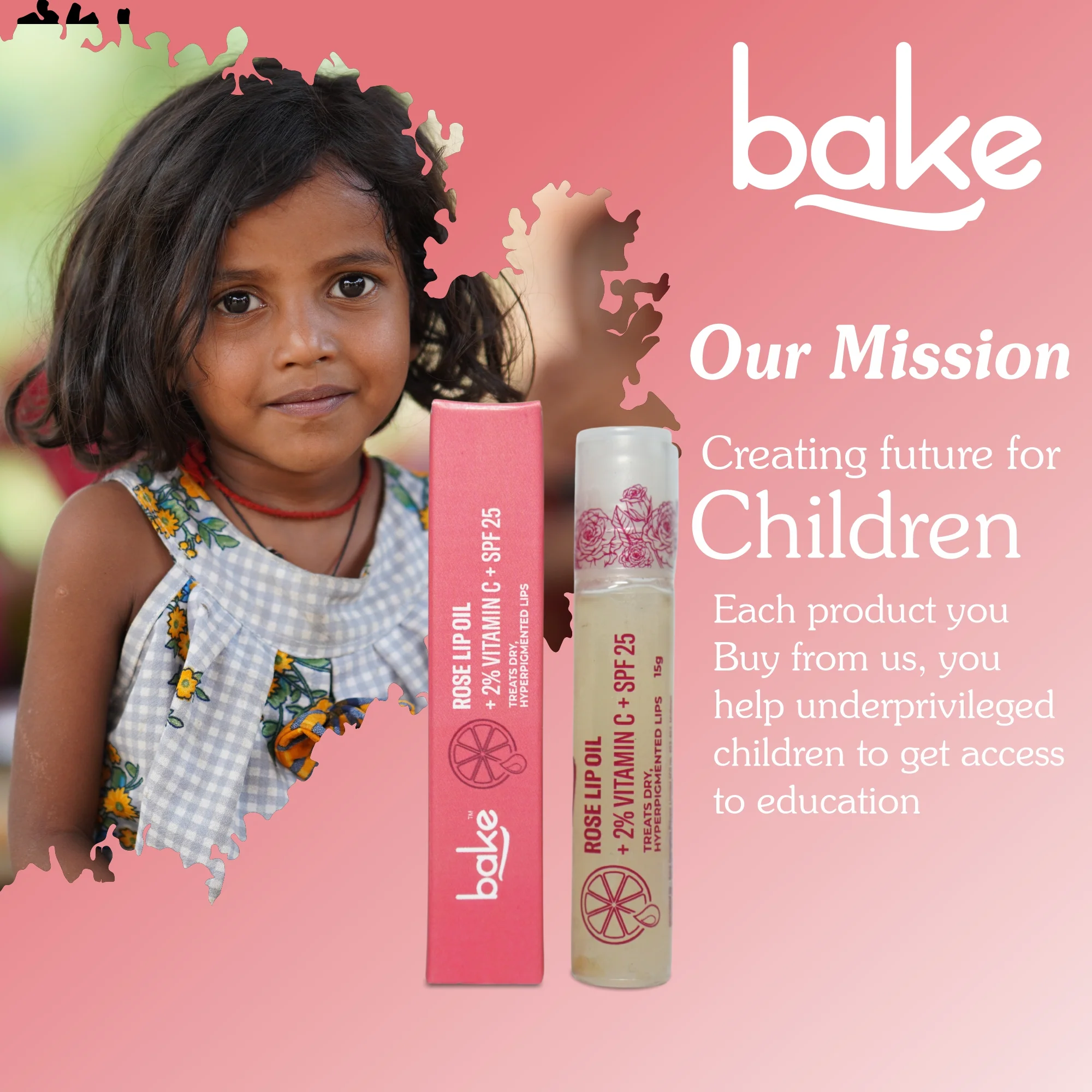 2% Vitamin C Rose Tinted Lip Oil SPF 25 PA+++ - Image 8