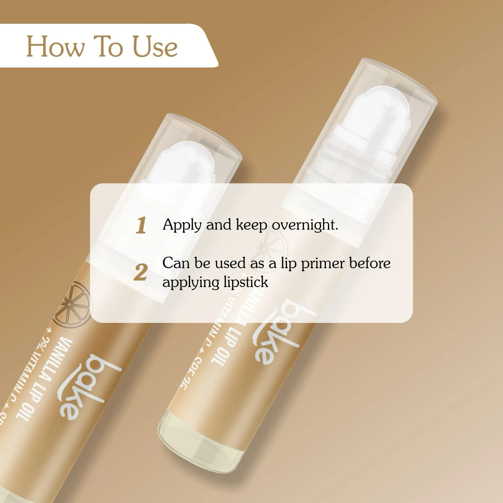 2% Vitamin C Vanilla Lip Oil  SPF 25 PA+++ - Image 5