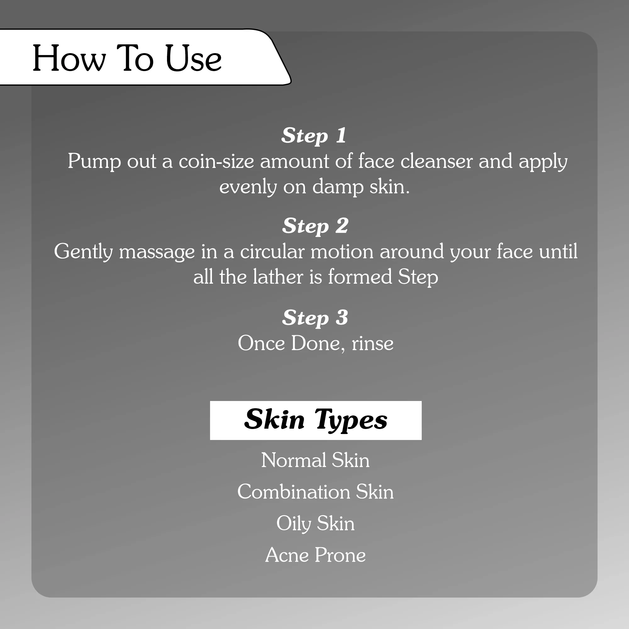 5% Activated Charcoal Face Cleanser - Image 6