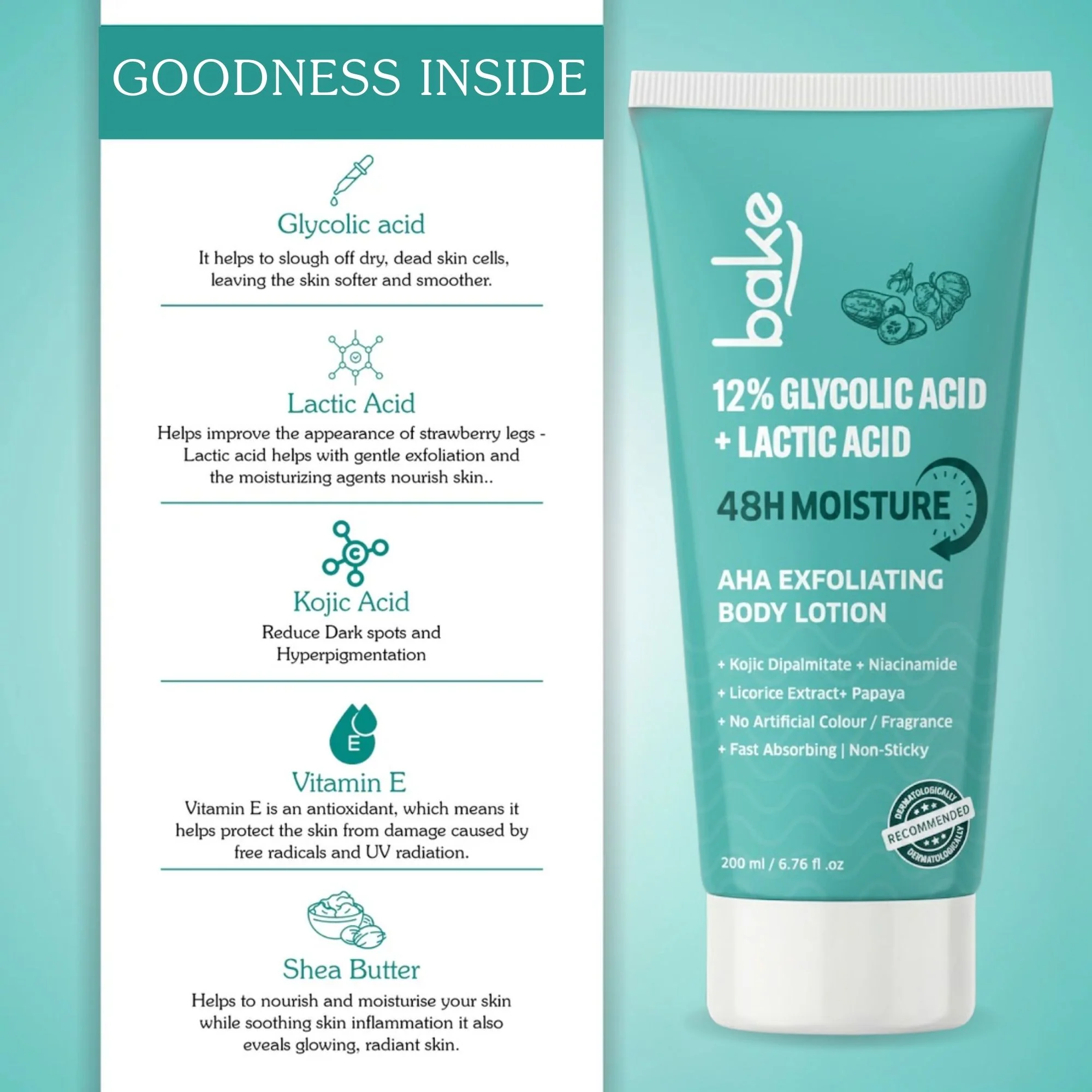 12% Glycolic & Lactic Acid Exfoliating Body Lotion – 48H Moisture - Image 5