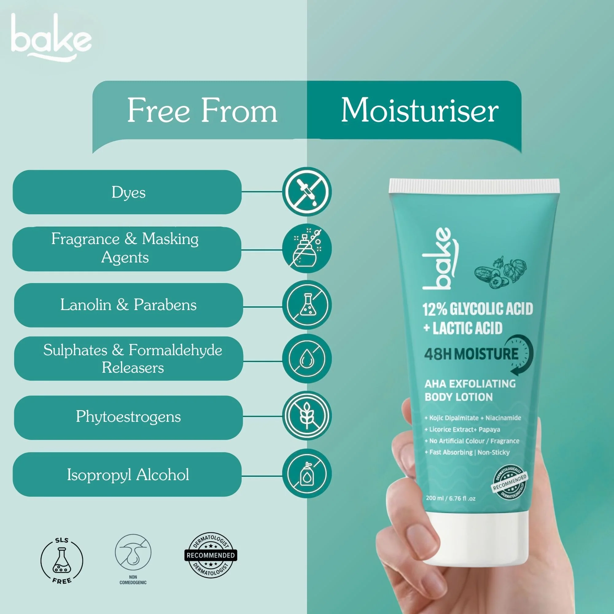 12% Glycolic & Lactic Acid Exfoliating Body Lotion – 48H Moisture - Image 7