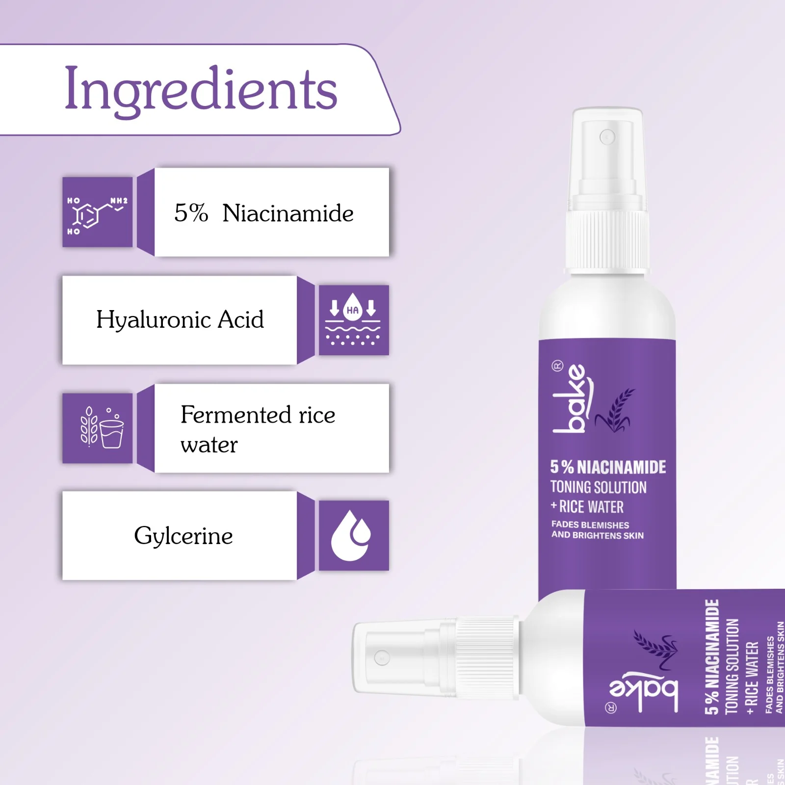 5% Niacinamide + Rice Water Toning Solution - Image 3