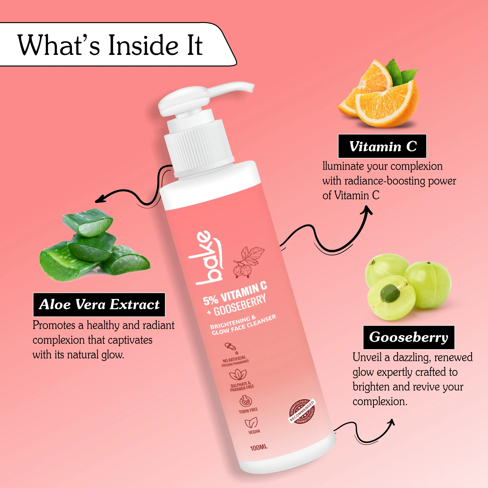 5% Vitamin C + Gooseberry Face Wash - Image 4
