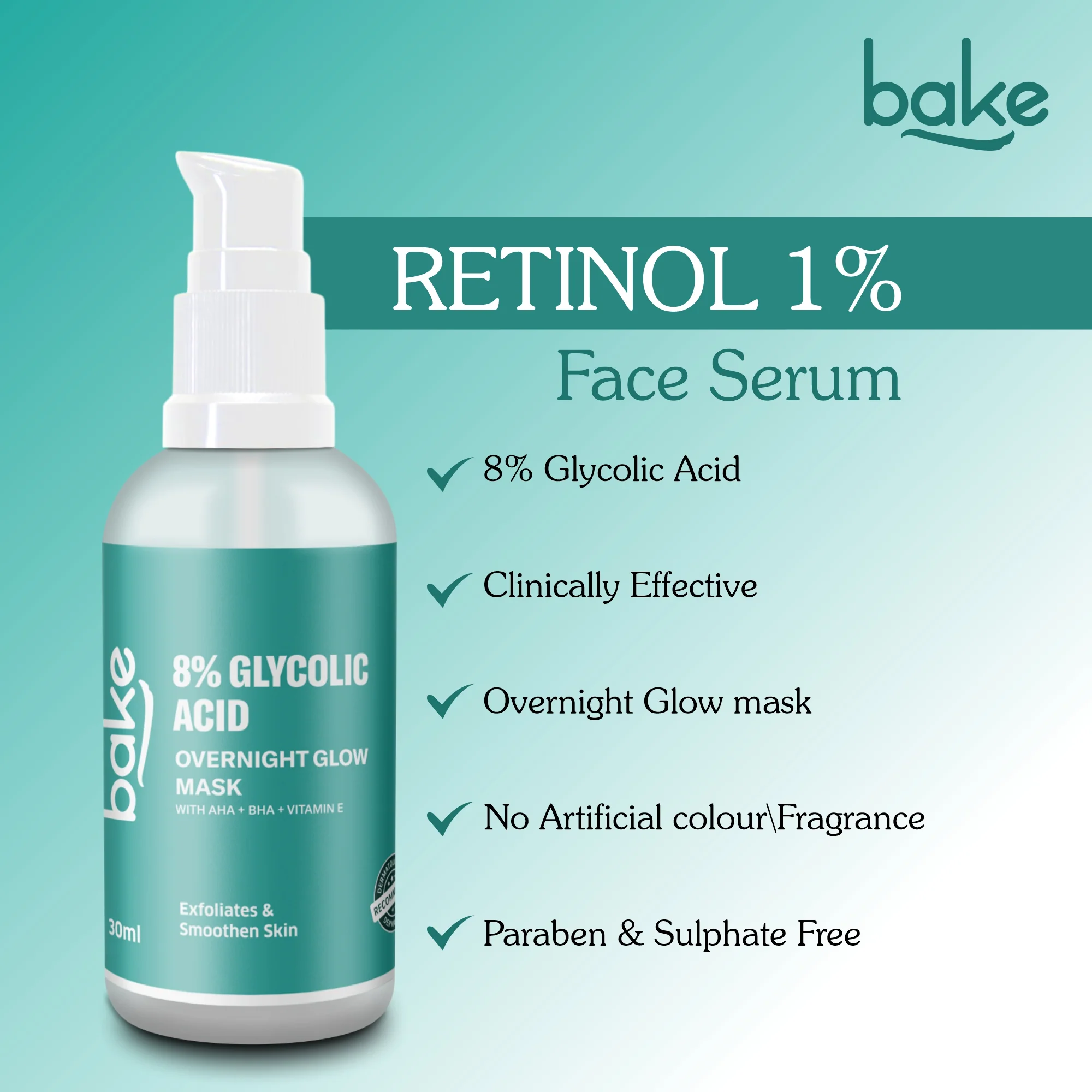 8%Glycolic Acid Overnight Peeling Serum - Image 3