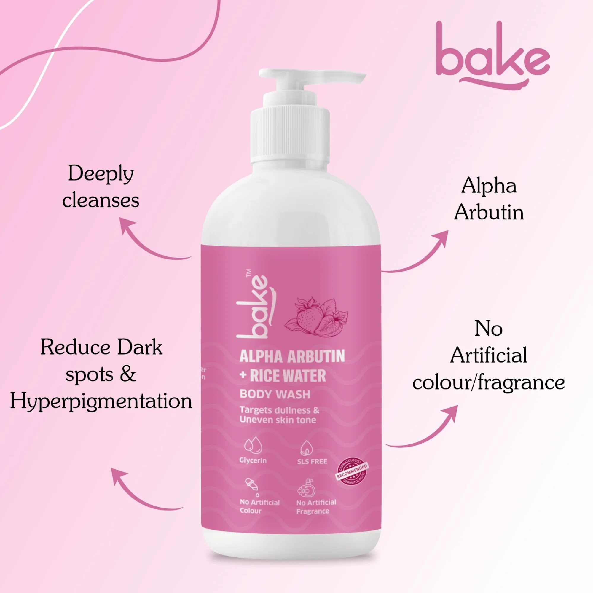 Alpha Arbutin + Rice Water Body Wash - Image 3
