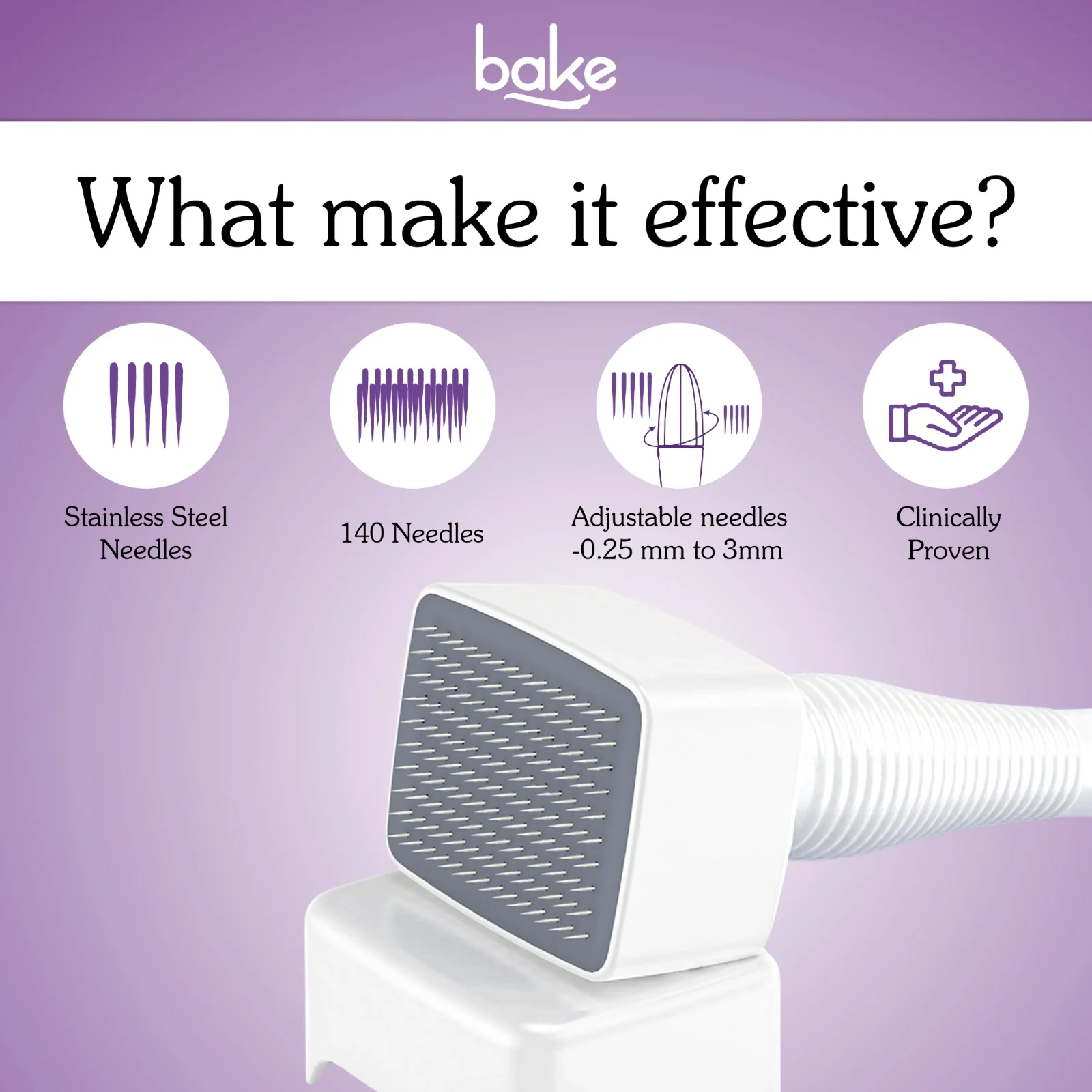 Derma Stamp with Stainless Steel Adjustable Needles 0.25mm to 3mm - Image 3