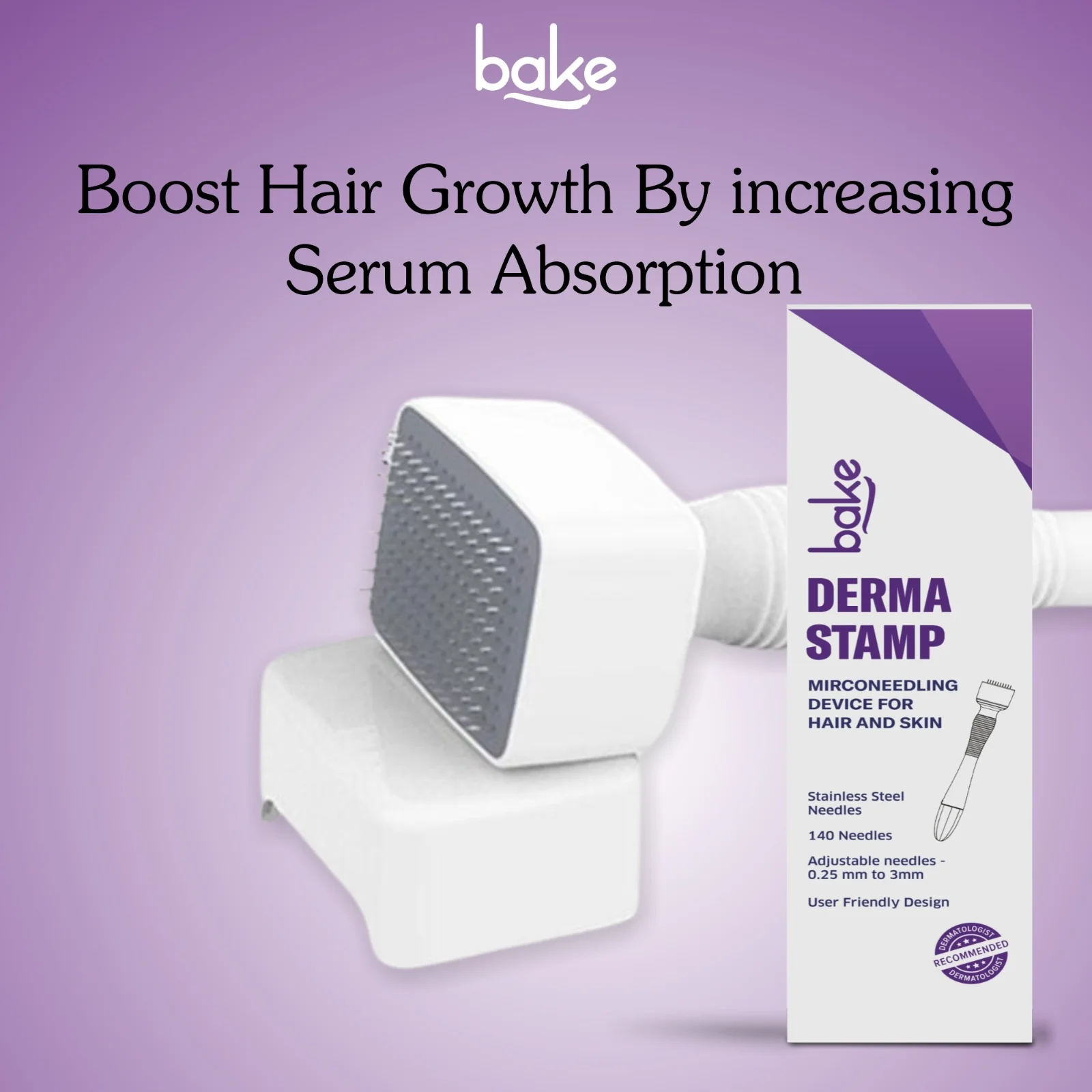 Derma Stamp with Stainless Steel Adjustable Needles 0.25mm to 3mm - Image 6