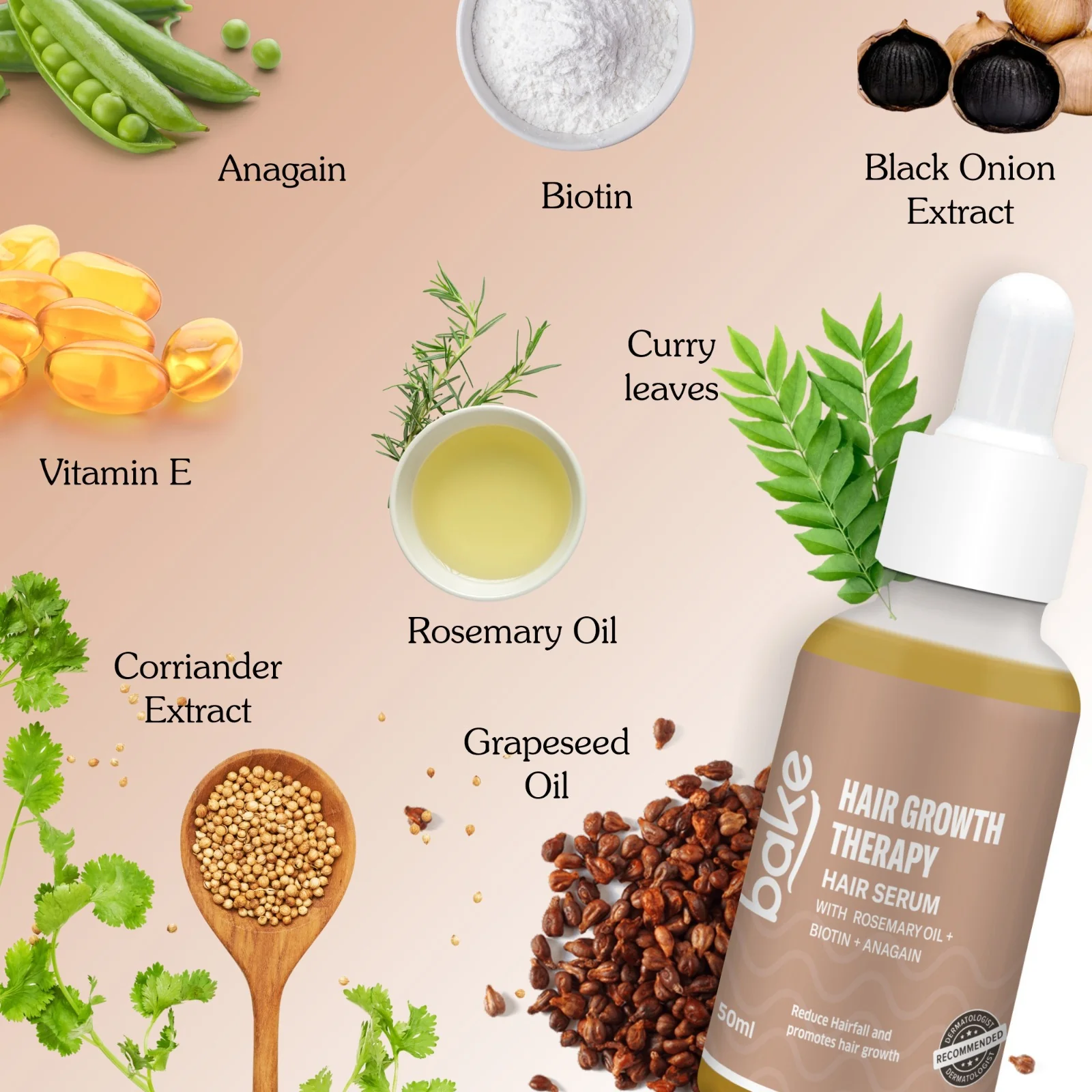 Pure Rosemary Oil Hair Serum with Anagain & Biotin - Image 4