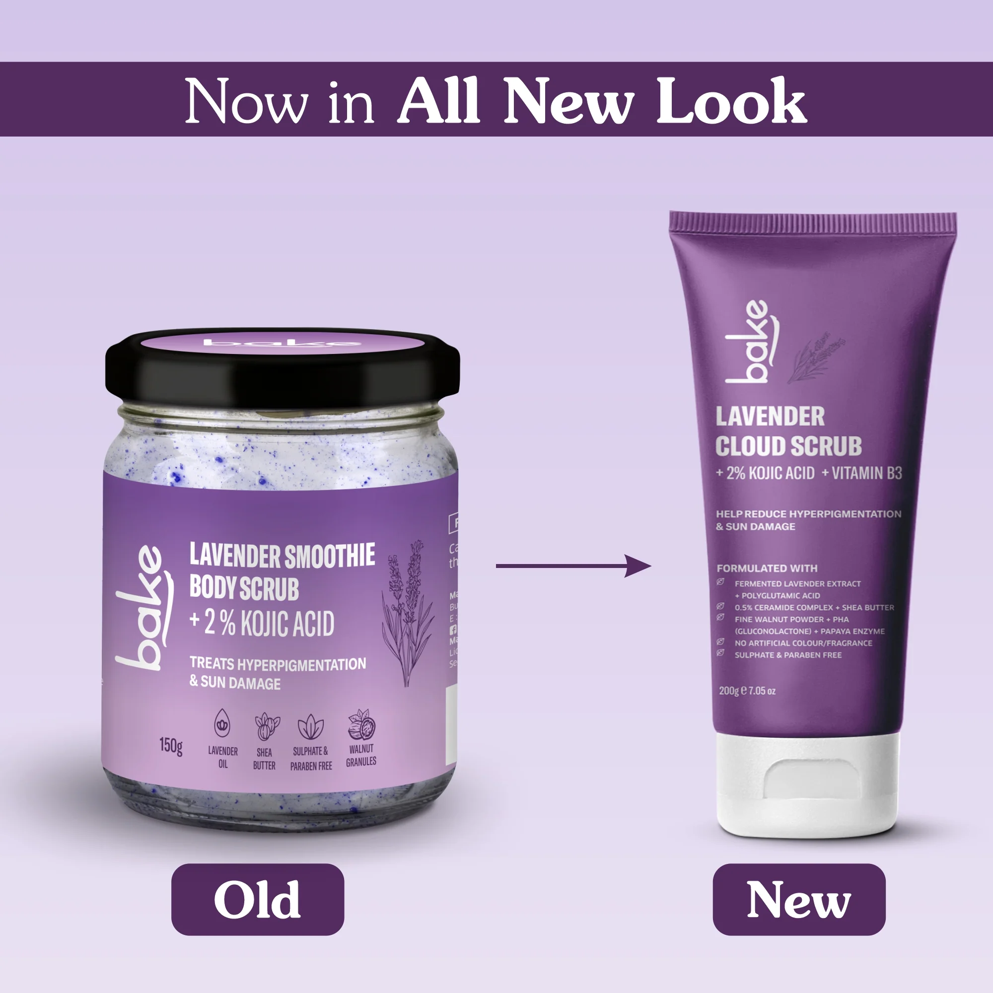 2% Kojic Acid Lavender Smoothie Body Scrub - Image 5