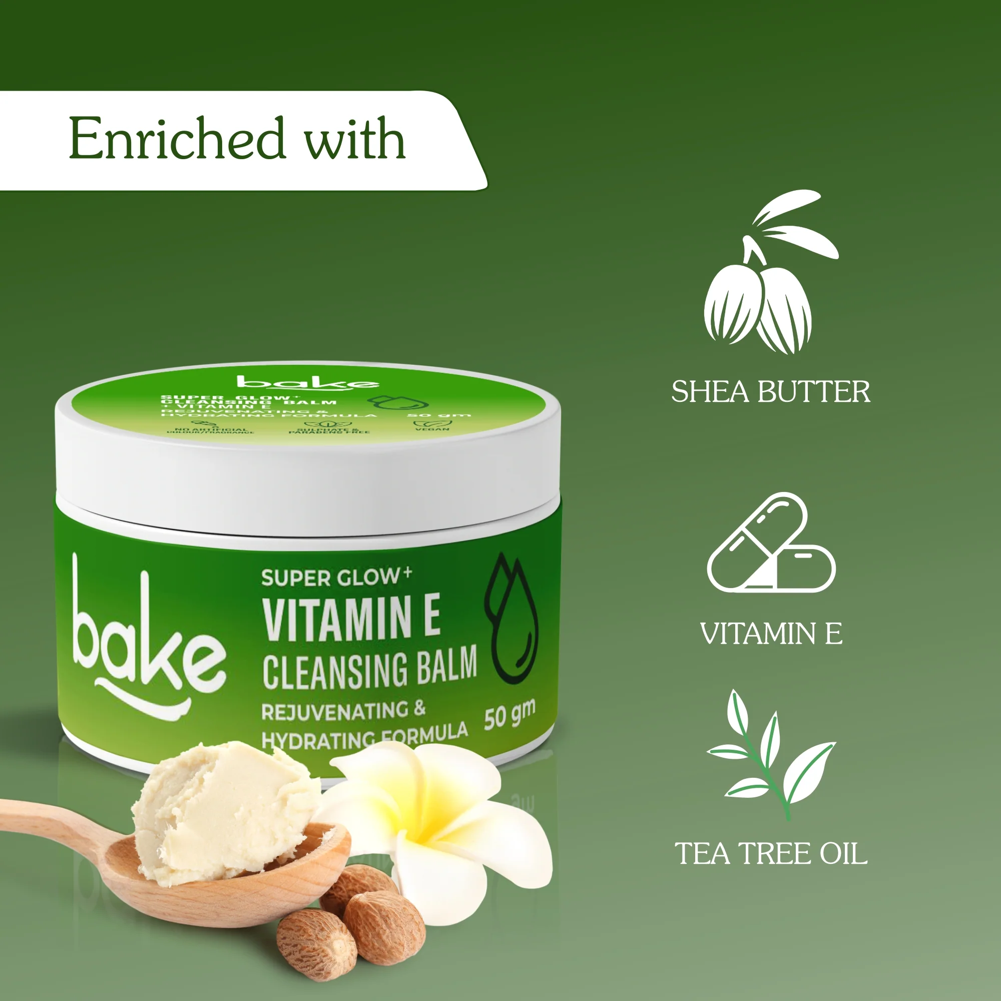Vitamin E Cleansing Balm with Tea Tree - Image 5