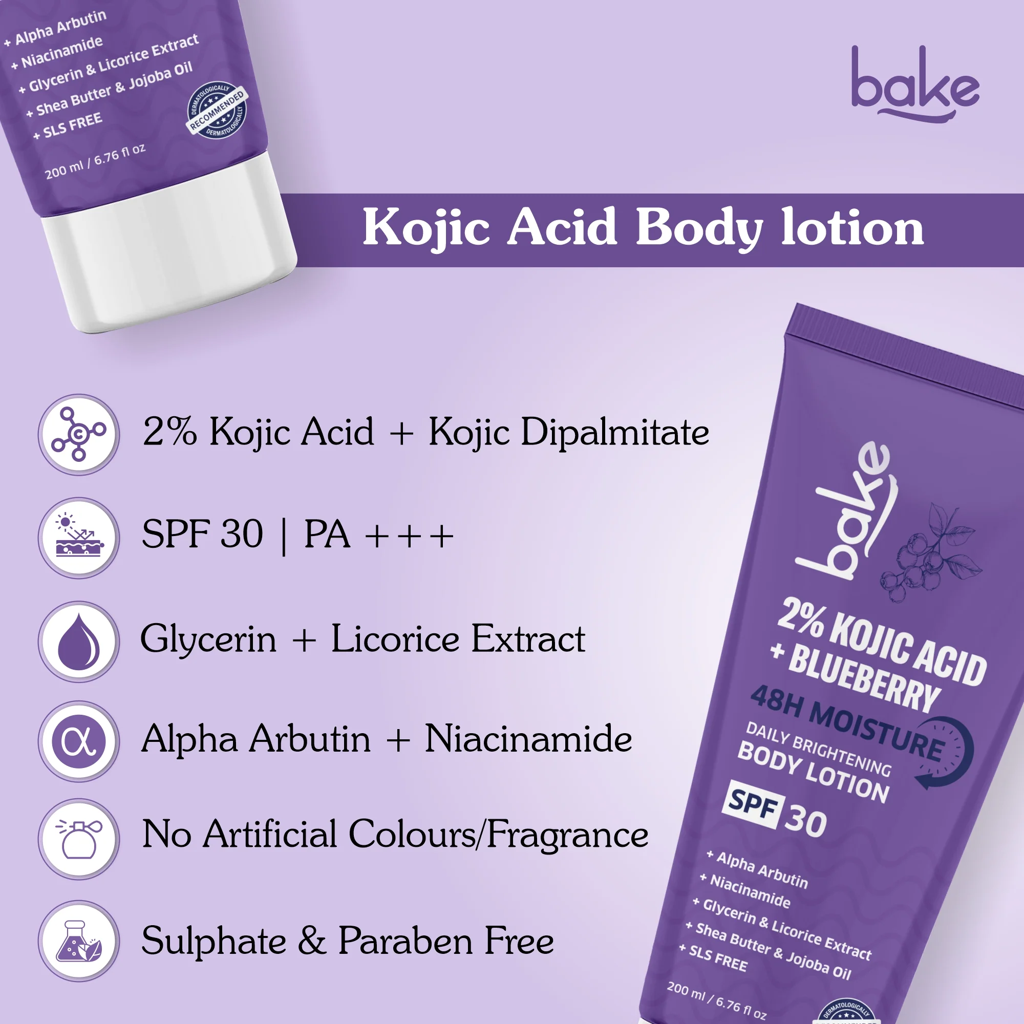 2% Kojic Acid Body Lotion SPF 30 PA - Image 3
