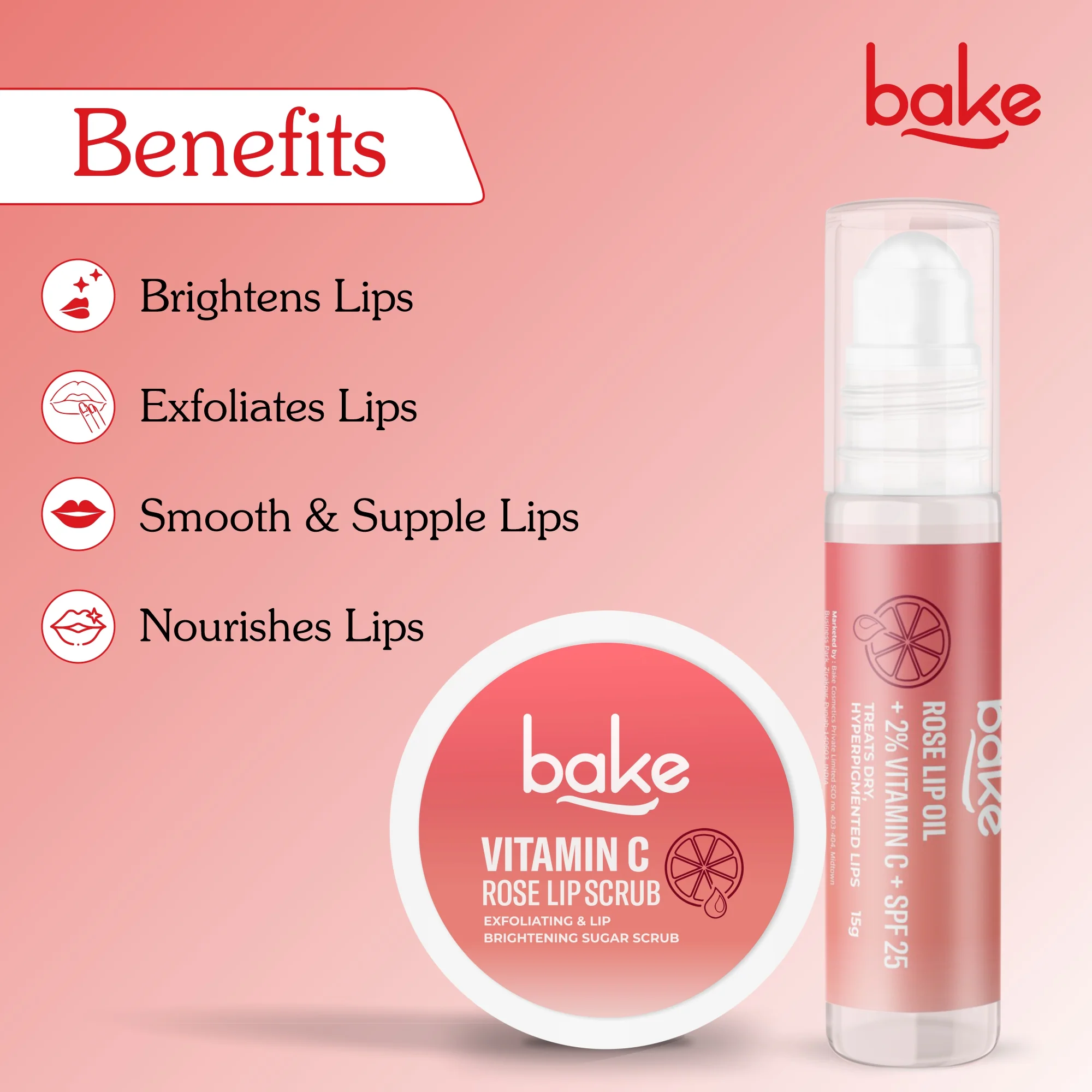 Vitamin C Rose Lip Kit - Image 4