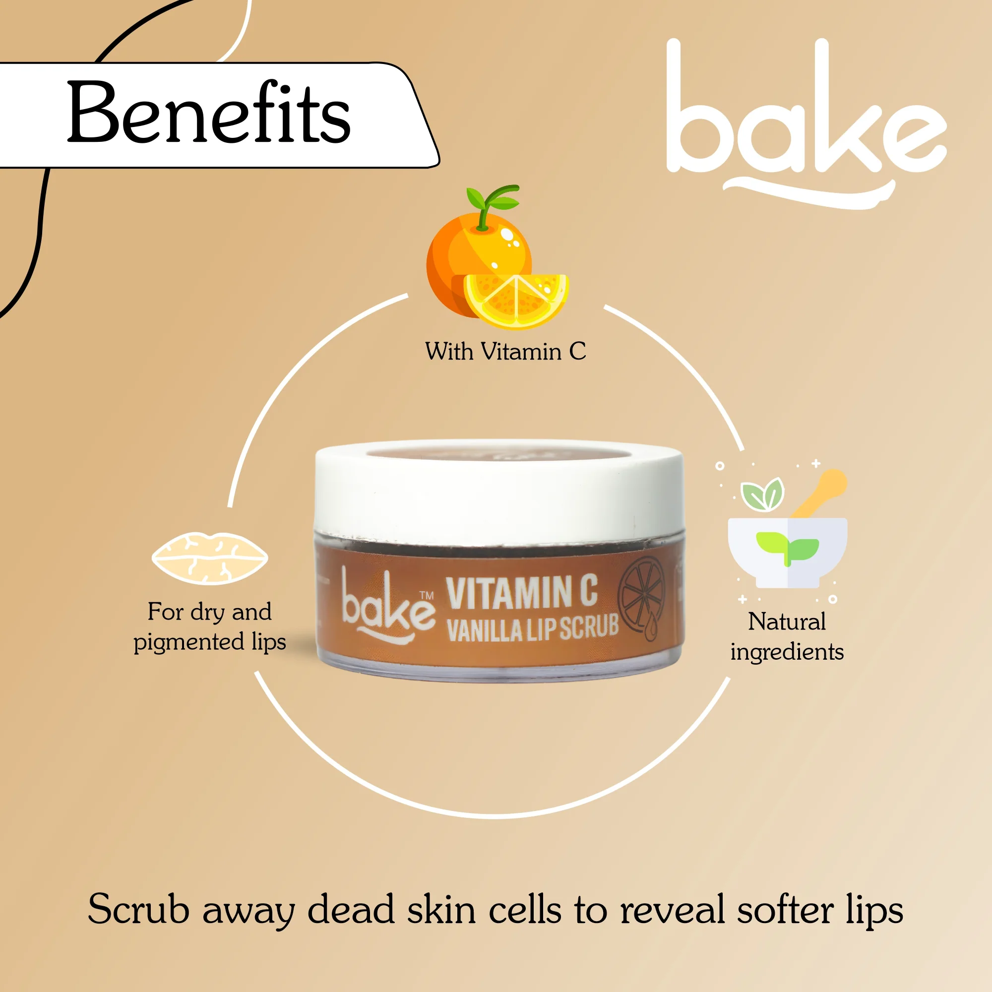 Vitamin C Vanilla Lip Scrub - Image 3