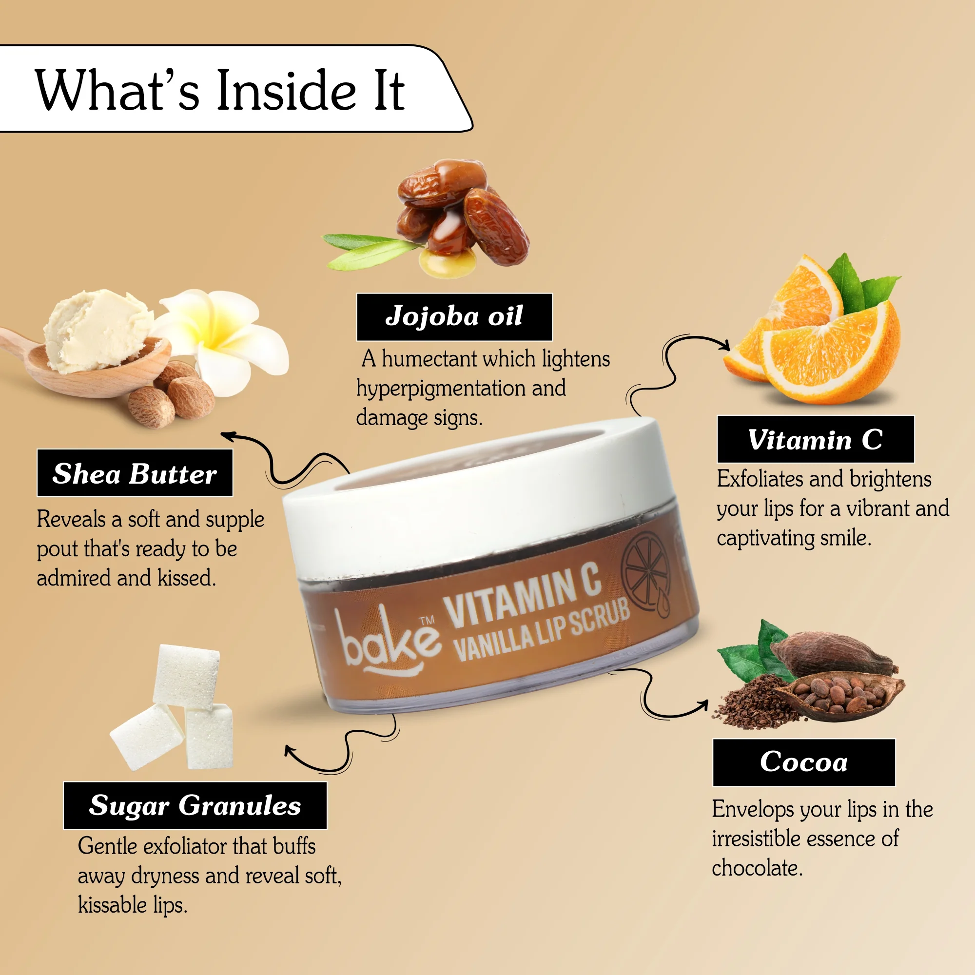 Vitamin C Vanilla Lip Scrub - Image 5